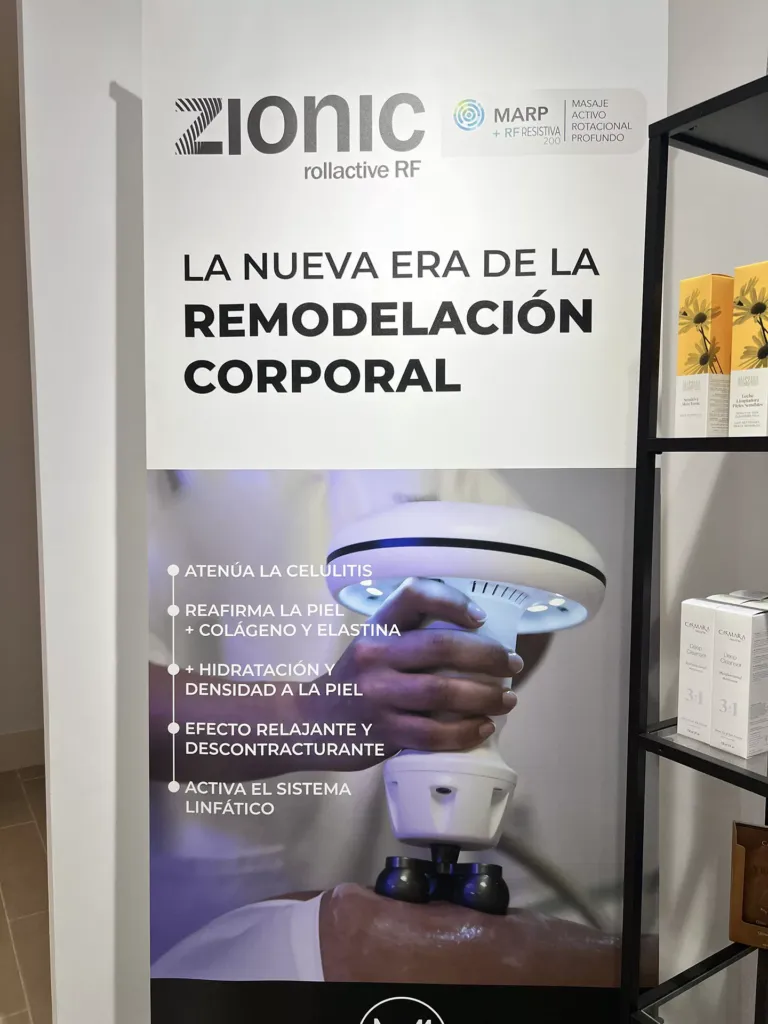 Cartel con información de Zionic