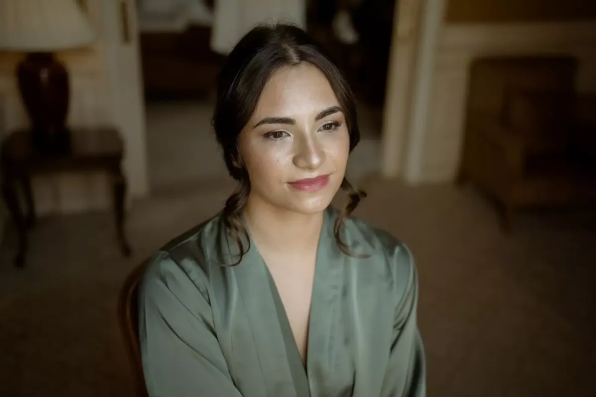 Mujer maquillada